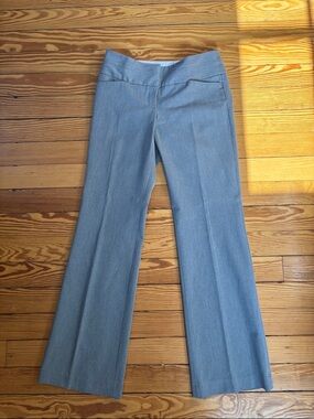 Express Light Gray Flare Dress Pants